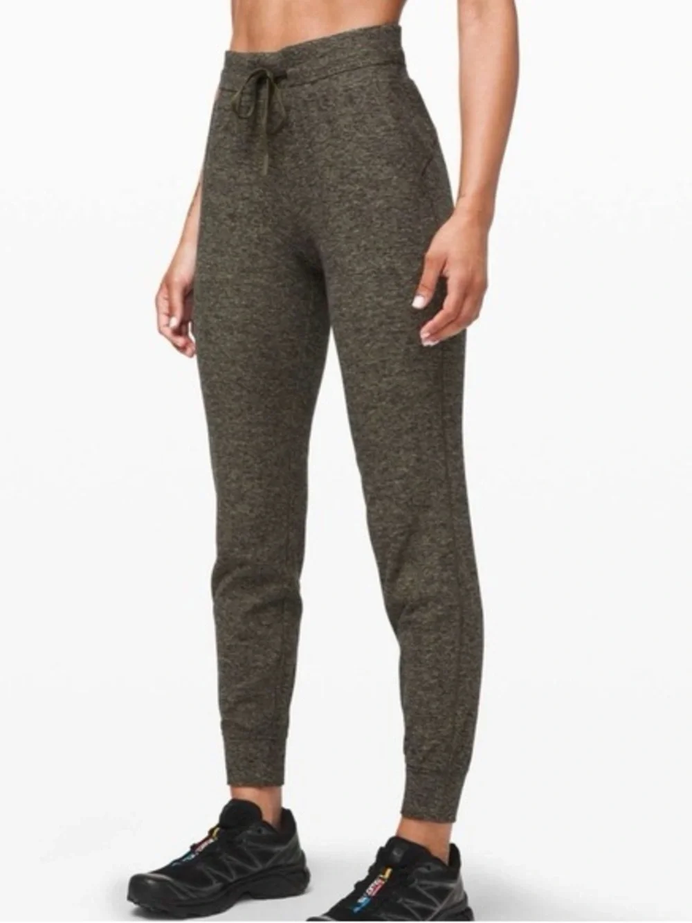 Lululemon Ready To Rulu Pant *28” Heathered Green Size 2